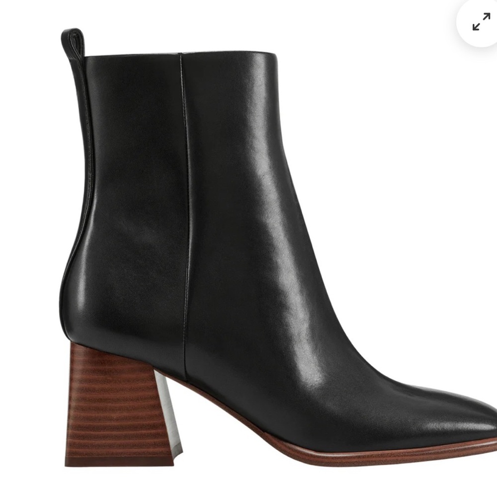 Marc Fisher LTD Black Heeled Boots with block heel